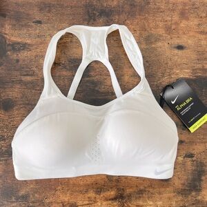 Nike Women's White Alpha Sports Bra